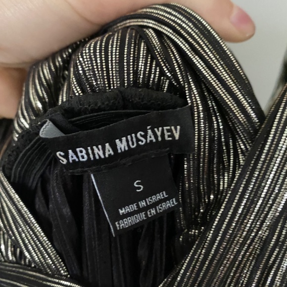 Sabina Musayev OPHELIA DRESS IN BLACK - Picture 4 of 6